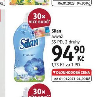 dm drogerie Silan aviváž nabídka