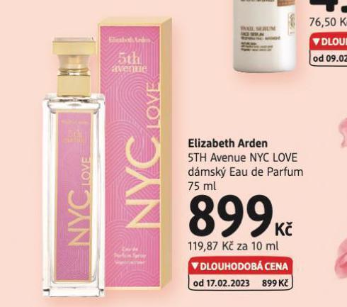 dm drogerie Elizabeth arden 5th avenue nyc love nabídka
