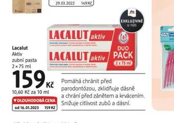 dm drogerie Lacalut aktiv zubní pasta nabídka