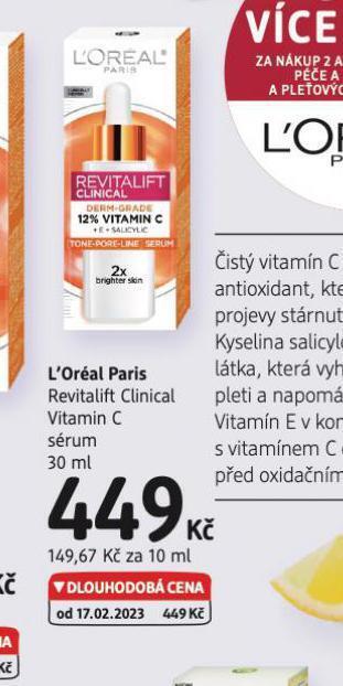 dm drogerie Loreal paris sérum nabídka