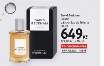 dm drogerie David beckham classic nabídka