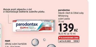 dm drogerie Parodontax zubní pasta nabídka