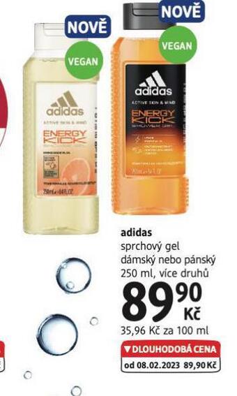 dm drogerie Adidas sprchový gel nabídka