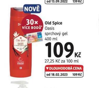 dm drogerie Old spice sprchový gel nabídka