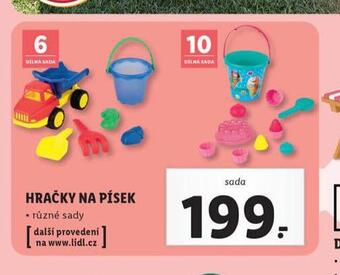 Lidl Hračky na písek nabídka