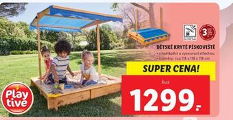 Lidl Dětské kryté pískoviště nabídka