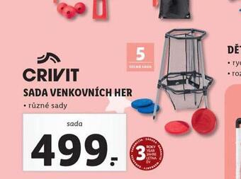 Lidl Sada venkovních her nabídka