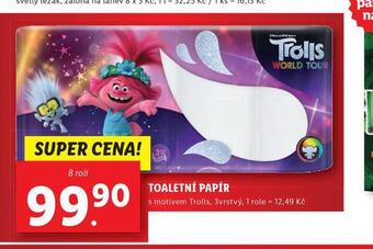 Lidl Toaletní papír nabídka