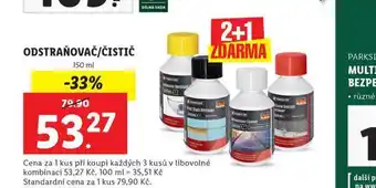 Lidl Odstraňovač / čistič nabídka
