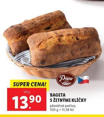 Lidl Bageta s žitnými klíčky nabídka