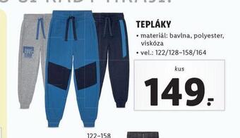 Lidl Dětské tepláky nabídka