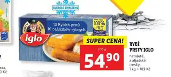 Lidl Rybí prsty iglo nabídka
