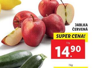 Lidl Jablka červená nabídka