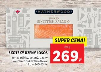Lidl Skotský uzený losos nabídka