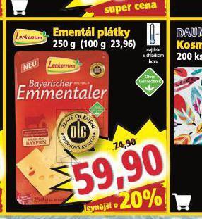 Norma Ementál plátky nabídka