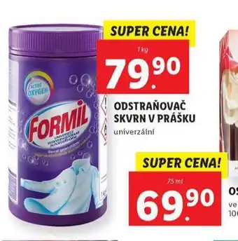 Lidl Formil odstraňovač skvrn v prášku nabídka