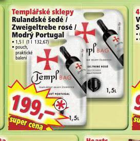 Norma Templářské sklepy zweigeltrebe rosé nabídka