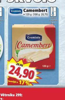 Norma Camembert nabídka