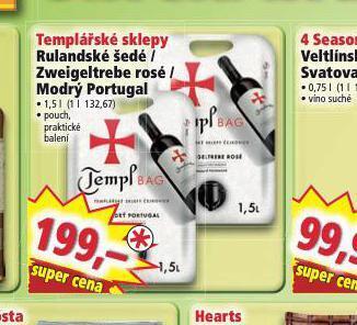 Norma Templářské sklepy rulandské šedé nabídka