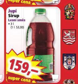 Norma Jupí sirup nabídka