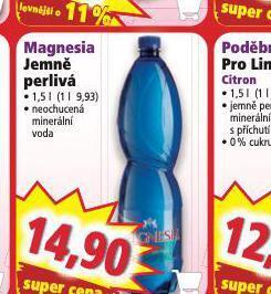 Norma Magnesia jemně perlivá nabídka