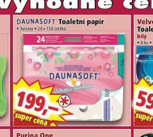 Norma Daunasoft toaletní papír nabídka