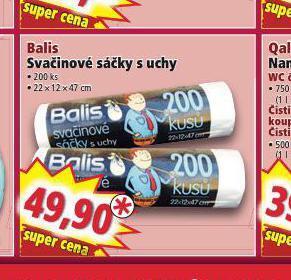 Norma Balis svačinové sáčky s uchy nabídka