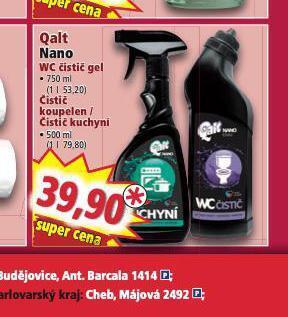 Norma Qalt nano wc čistič gel nabídka