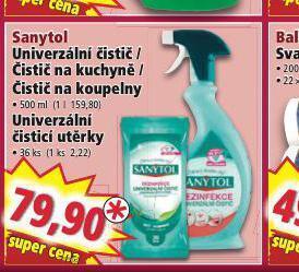 Norma Sanytol čistič na kuchyně nabídka