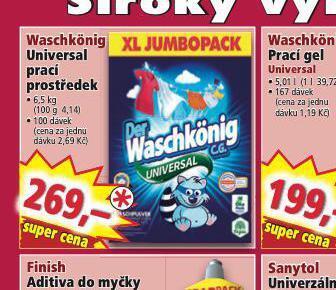 Waschkönig universal prací prostředek