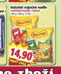 Norma Instantní vaječné nudle nabídka