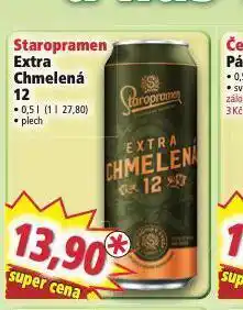 Norma Pivo staropramen extra chmelená 12 nabídka