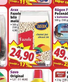 Norma Arax fazole bílá malá nabídka