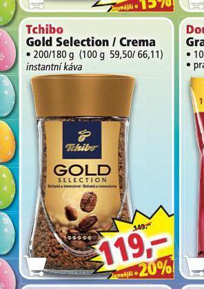 Norma Tchibo gold selection / crema nabídka