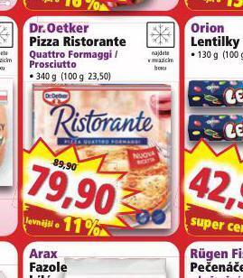 Norma Dr. oetker pizza ristorante nabídka