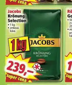 Jacobs krönung selection zrnková káva