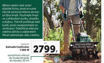 Lidl Zahradní kultivátor 1500 w nabídka