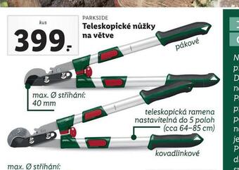 Lidl Teleskopické nůžky na větve nabídka