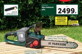 Lidl Aku řetězová pila nabídka