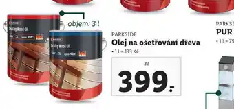 Lidl Olej na ošetření dřeva nabídka