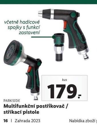 Lidl Multifunkční postřikovač / stříkací pistole nabídka