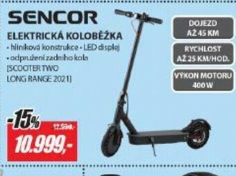 Planeo Elektro Sencor Elektrická Koloběžka nabídka