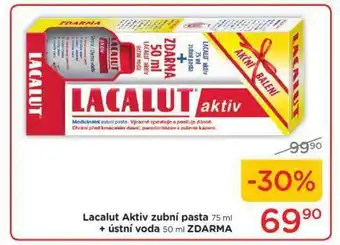 TOP drogerie Lacalut Aktiv zubni pasta 75ml nabídka