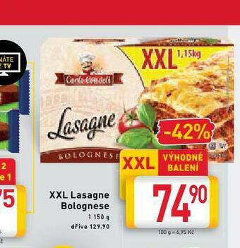 Billa Lasagne bolognese nabídka