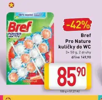 Billa Bref kuličky do wc nabídka