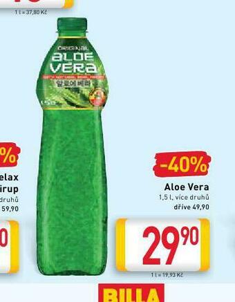 Billa Aloe vera nabídka