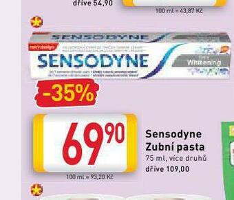Billa Sensodyne zubní pasta nabídka