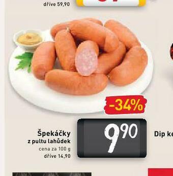 Billa Špekáčky nabídka