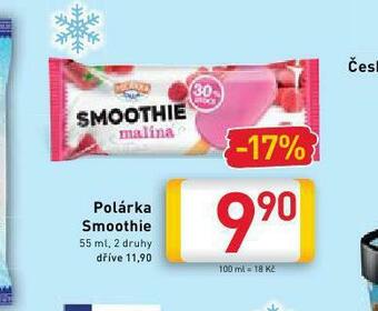 Billa Polárka smoothie nabídka