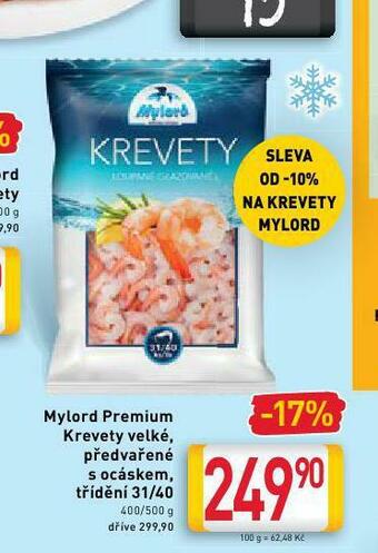 Billa Krevety nabídka